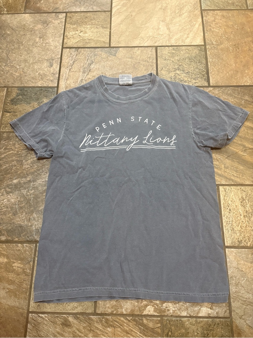 Comfort Colors Penn State Nittany Lions Gray Short Sleeve Tee
